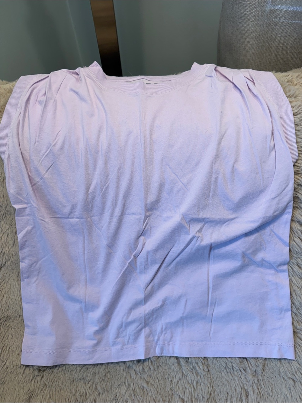 LOFT Light Lavender Short Sleeve Tee